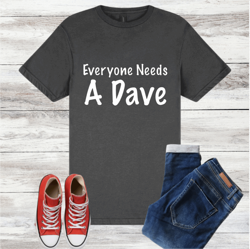 ASWC Staff: Custom Dave T-Shirt - Image 2